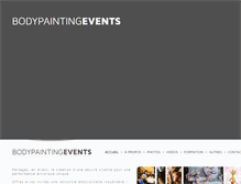 Tablet Screenshot of bodypainting-events.com